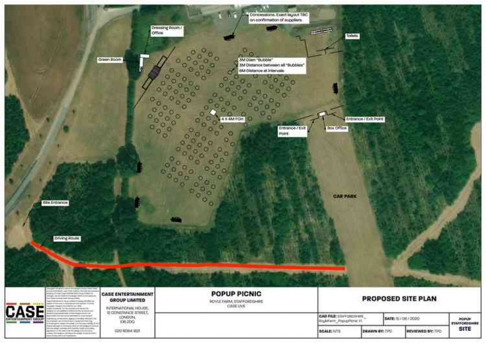 A proposed plan of the Drakelow site