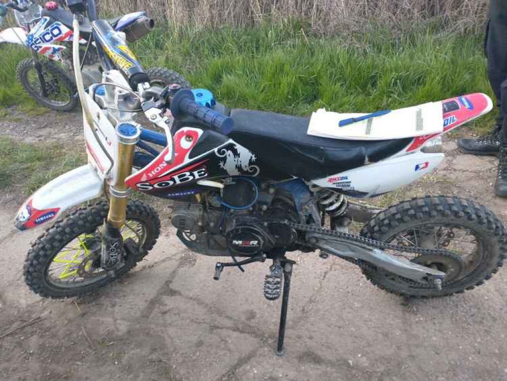 The motorcyclists have raised complaints from residents nearby. Photo: Swadlincote SNT