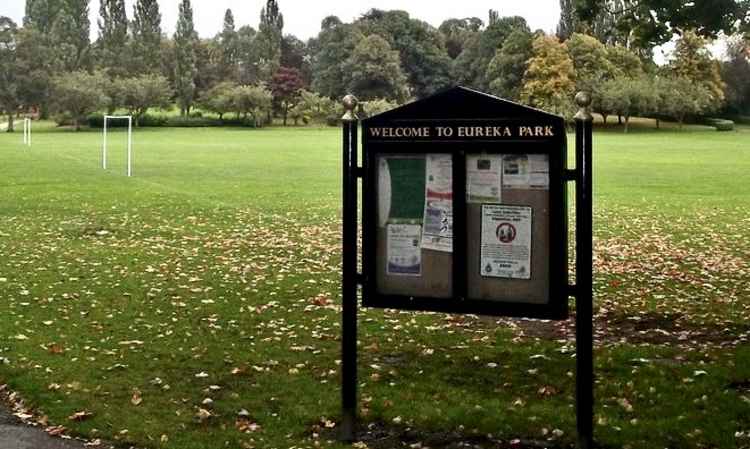 The incident happened in Eureka Park on Tuesday evening