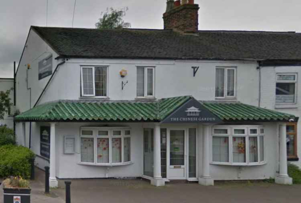 The Chinese Garden, on Crewe Road, Alsager (Image by Google)