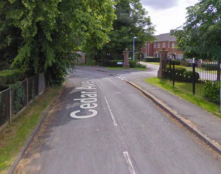 Cedar Avenue and Rowan Close (Image by Google)