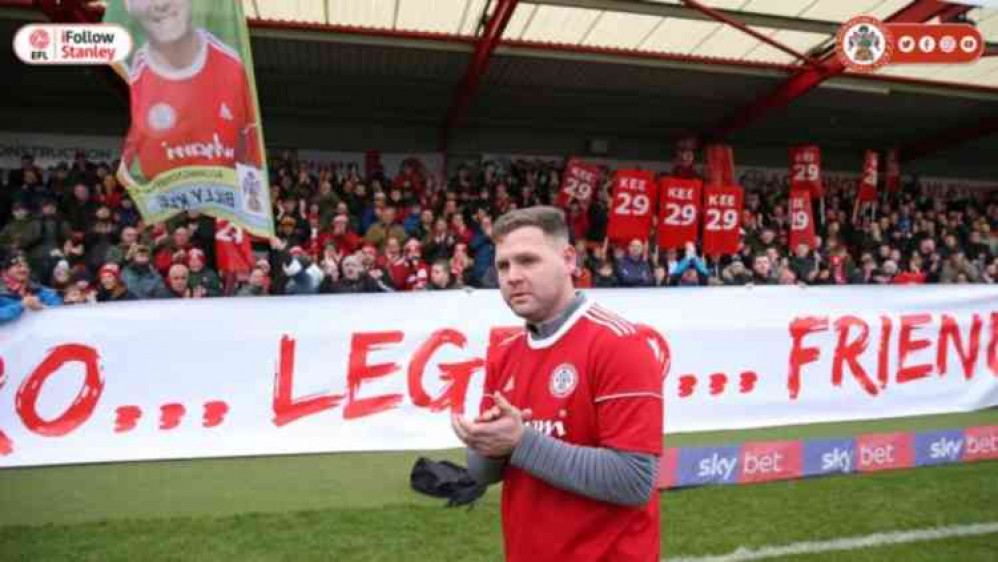 Bill Kee has signed for Coalville Town - Photo: Accrington Stanley Official Twitter account