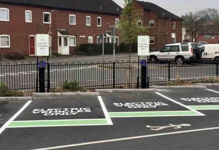 Charging points like these ones in Ashby are coming to Whitwick, Thringstone and Castle Donington