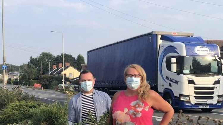 Residents believe the noise and pollution caused by HGVs has to stop