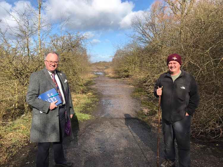 Councillor Keith Merrie is fighting the problem of off-road motorcyclists