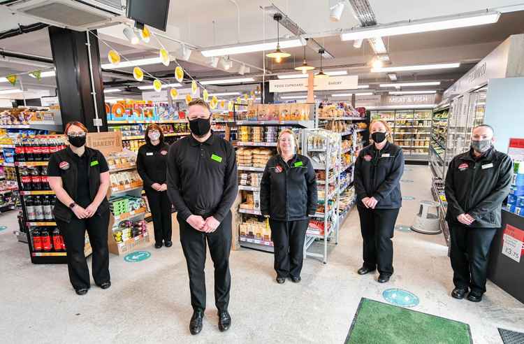 Staff at the Cropston Road Co-op