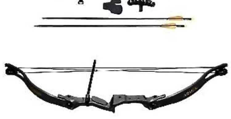 North West Leicestershire Police illustrated the arrow and the weapon that may have fired it. Image: Leicestershire Police