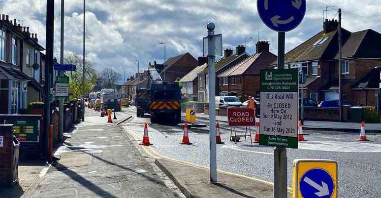 Work has been carried out along Ashby Road this year by Leicestershire County Council. Photo: Coalville Nub News