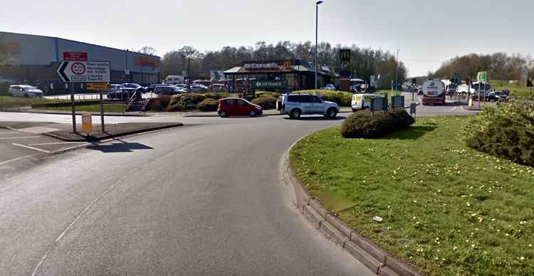 The incident happened near the A511 junction with Thornborough Road. Photo: Instantstreetview.com