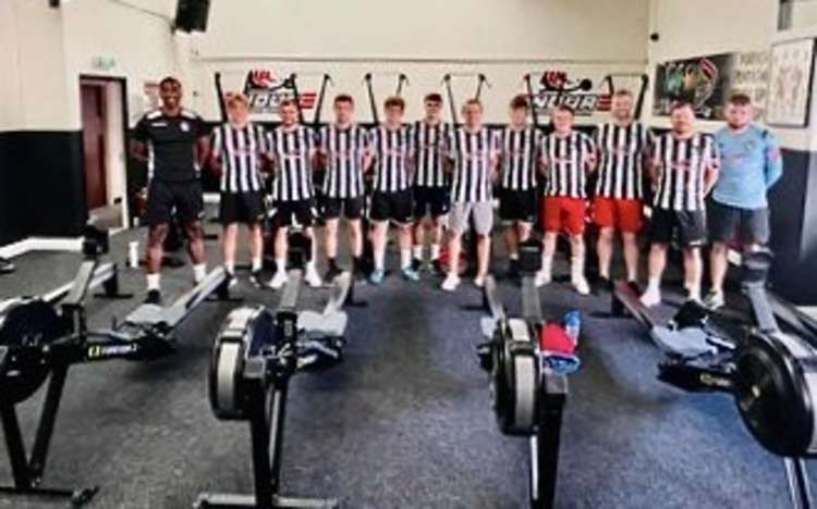 Coalville Town players launched the new facility