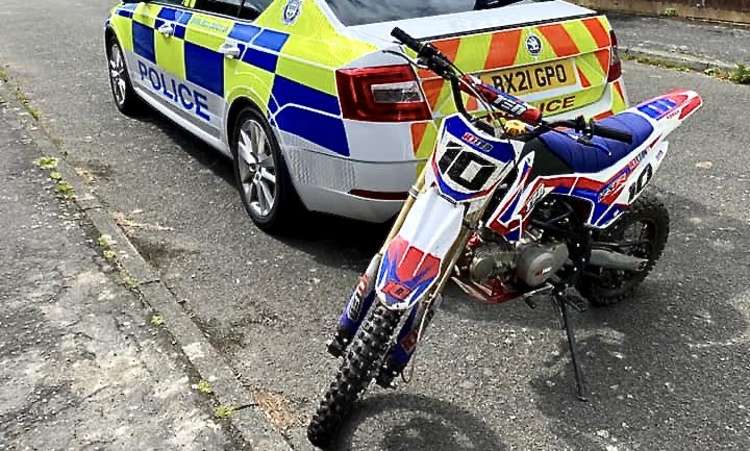 Police have been clamping down on off-road motor bikers. Photo: North West Leicestershire Police