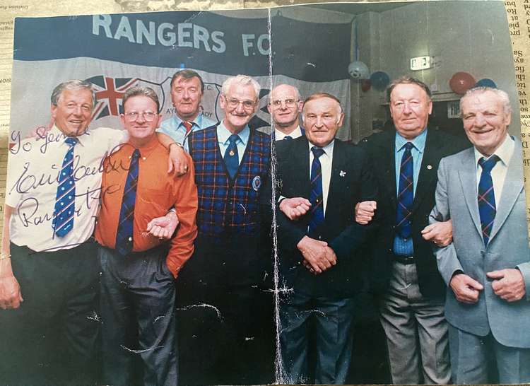 A look back to the 70s and members of the supporters club face the camera. Historical photos supplied by Chick Robertson
