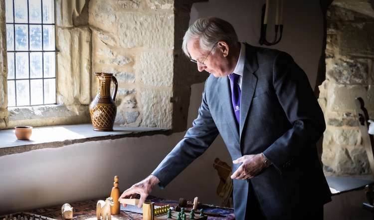 HRH The Duke of Gloucester visits the 1620s House and Garden museum
