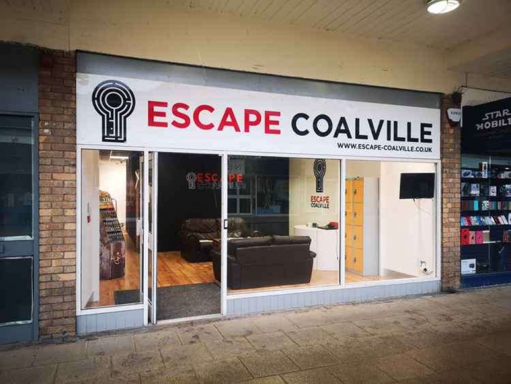Eacape Coalville is in the Belvoir Shopping Centre