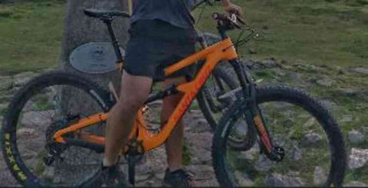 This very distinctive - and expensive - bike has been stolen