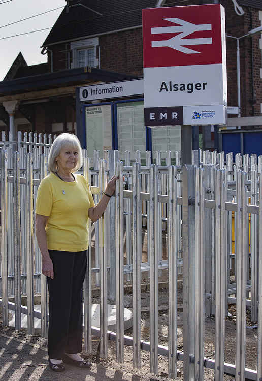 Kath Reader by dementia sign.