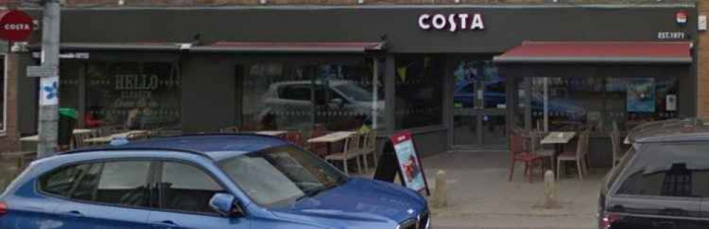 Alsager's Costa Coffee, on Sandbach Road South. Image: Google