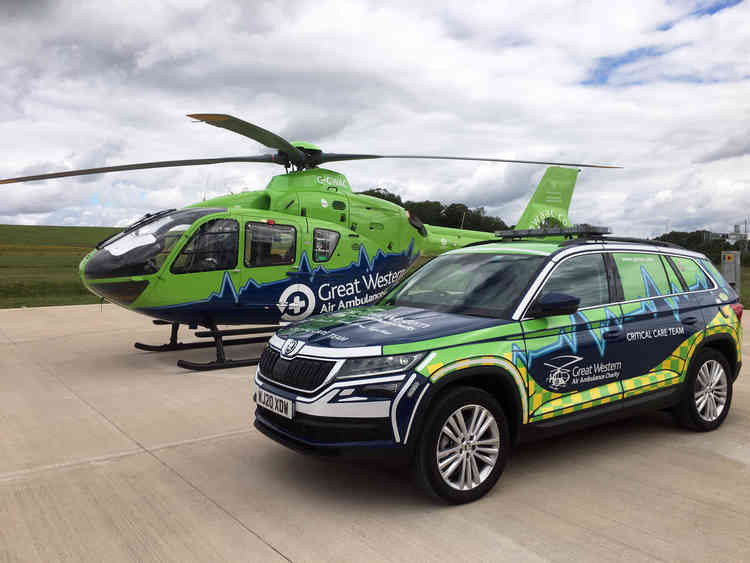 The critical care car costs £64,000 to fit out.