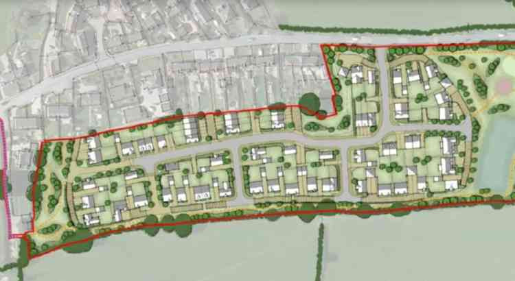 Plans for 63 houses