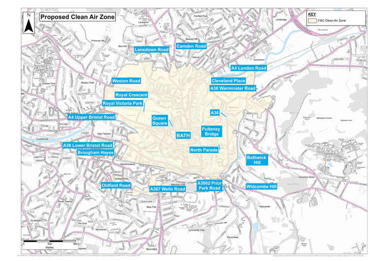 The proposed clean air zone