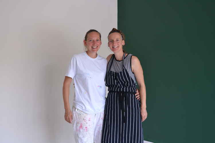 The Radstock sisters mid-way through renovating their new waste-free shop