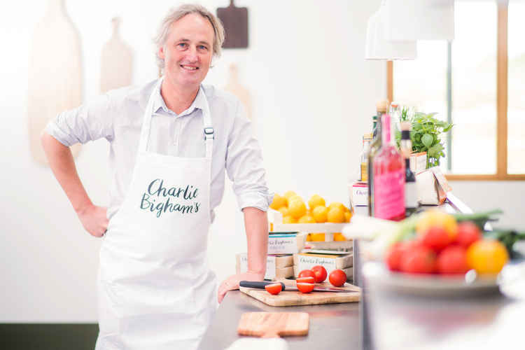 Charlie Bigham is hosting the Bigham's Banquet on Saturday evening with top chefs including Mark Hix and Thomasina Miers.