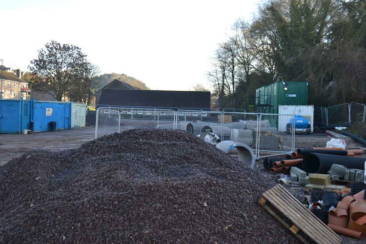 The new Hope House site today (December 8)