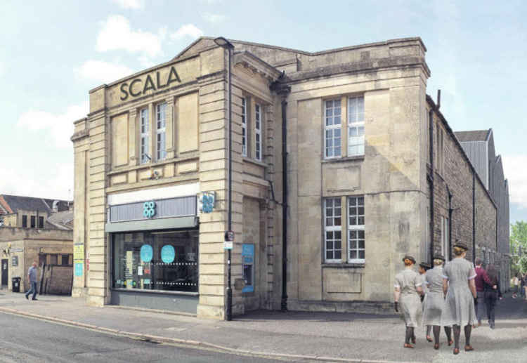 Rengen's plans for the Scala building in Oldfield Park. Rengen. Permission for use by all partners.