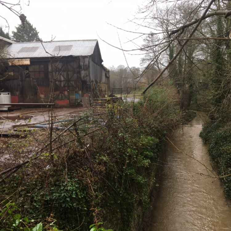 The site in Radstock photographed in February