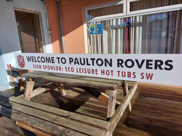 Ashley was hot stuff at Paulton Rover FC the chairman told us