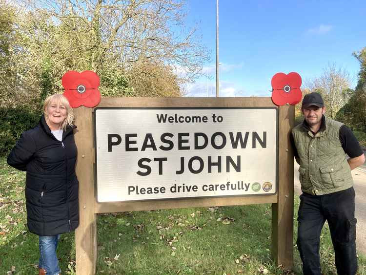 Directors of the Peasedown Community Trust, Karen Walker and Gavin Heathcote