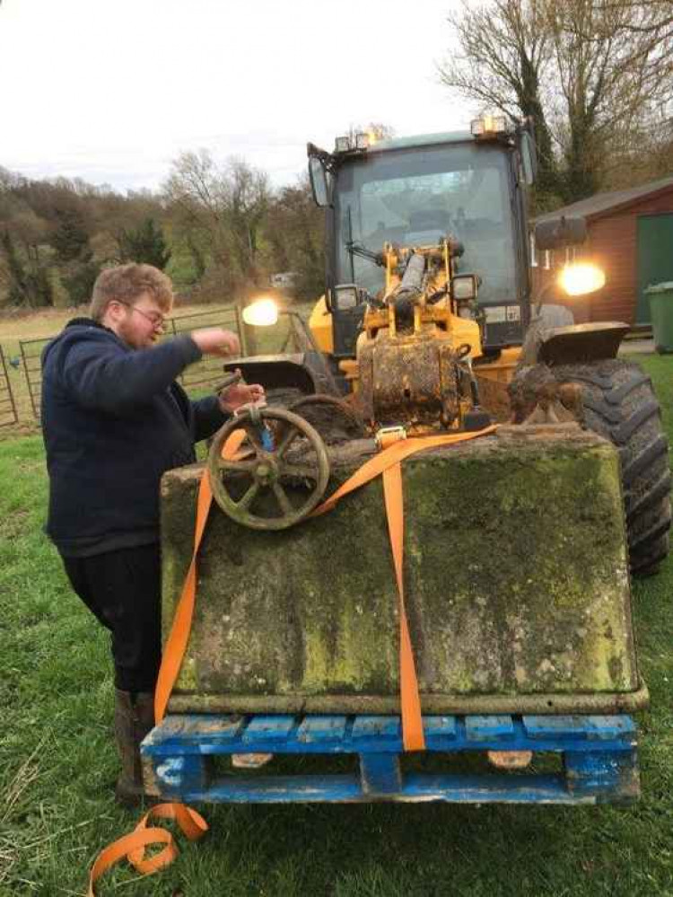 Hidden for 40 years now the significance is now it has been delivered by JCB