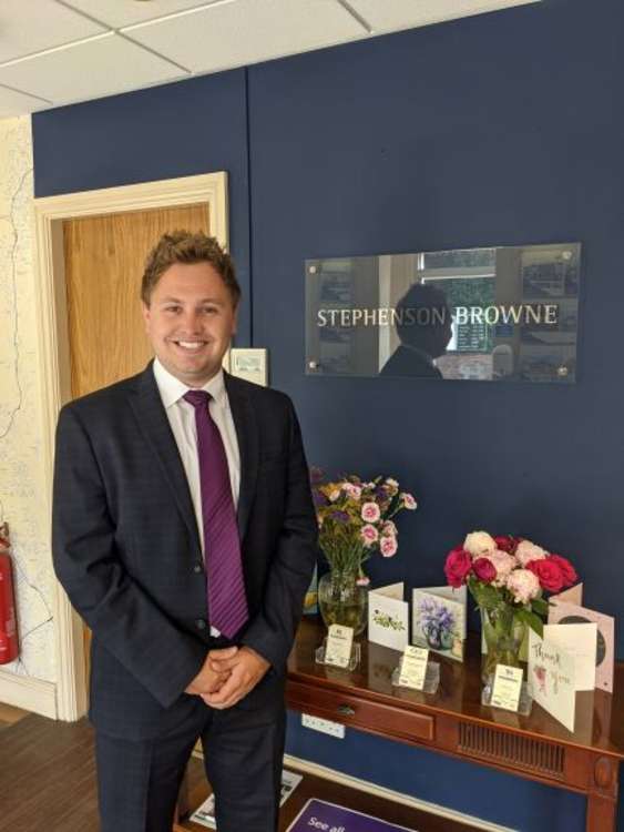 Matthew Bass is branch manager at Stephenson Browne's Alsager offices.