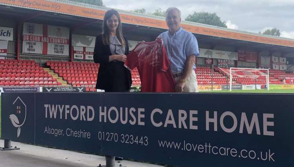 Crewe Alex has announced a new partnership with Twyford House Care Home in Richard Woodcock Way