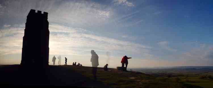 Glastonbury Tor Silhouettes - Jonathan Bull