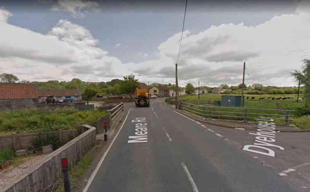 The B3151 Meare Road in Glastonbury (Photo: Google Street View)