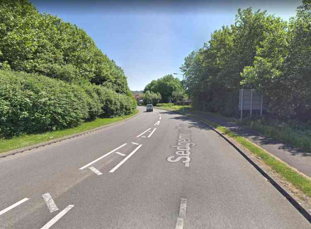 The incident happened on Sedgemoor Way in Glastonbury (Photo: Google Street View)