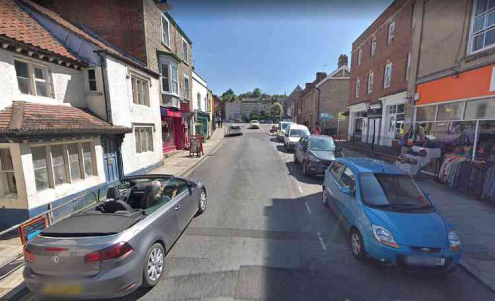 Roadworks at the top of Glastonbury High Street should be finished by Tuesday (Photo: Google Street View)