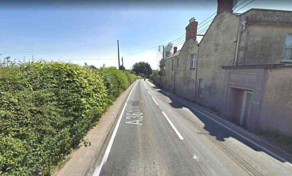 There will be temporary traffic lights on the A361 in Edgarley this week (Photo: Google Street View)