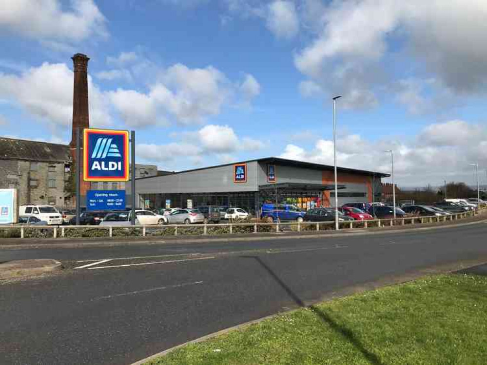 Aldi in Glastonbury - see today's supermarket opening times