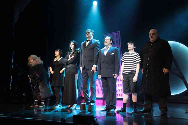 The cast of The Addams Family