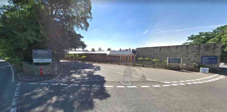 Existing main entrance to Millfield Prep School from the A361 and Cinnamon Lane (Photo: Google Maps)