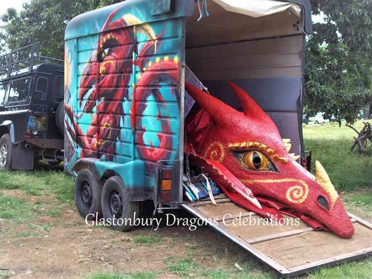 Glastonbury Dragons - Red Dragon