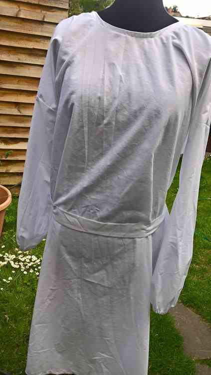 One of the gowns for St Benedict's Nursing Home One of the gowns for St Benedict's Nursing Home