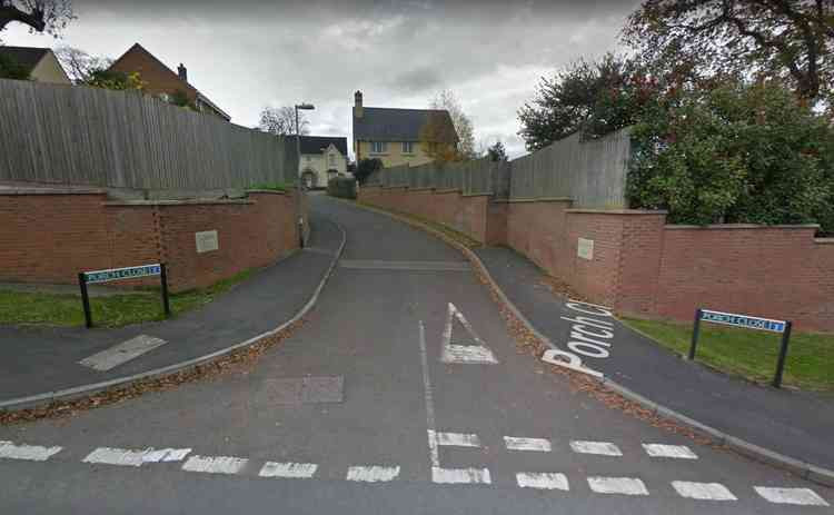 Firefighters were called to Porch Close in Glastonbury (Photo: Google Street View)