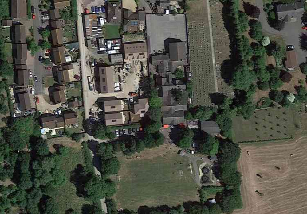 Meare Primary School (Photo: Google Earth)