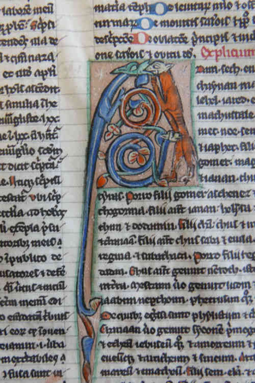 The precious 13th century manuscript leaf