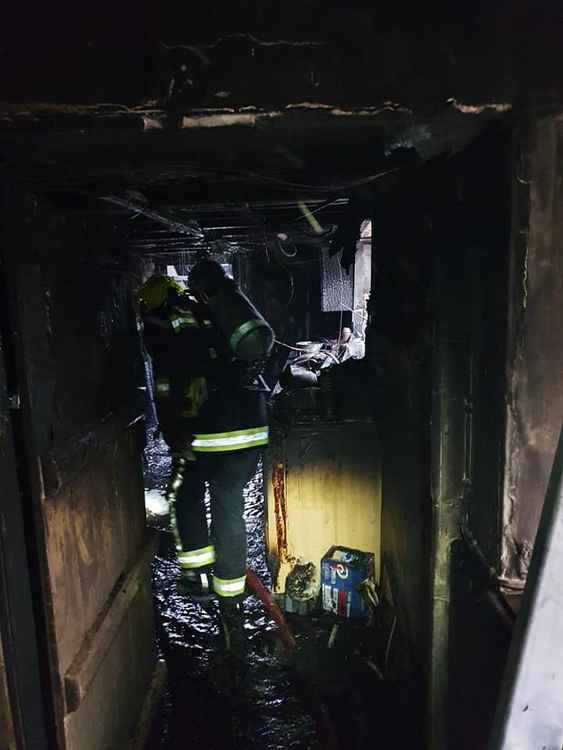 Firefighters in Edingworth (Photo: Burnham-on-Sea Fire Station)