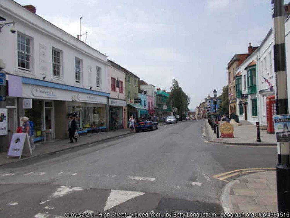 Glastonbury High Street will be made one way from the junction with The Archers Way to the junction with Benedict Street