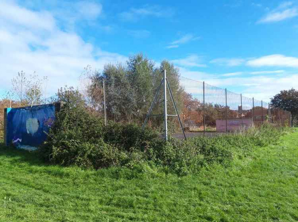 The tennis courts in Glastonbury